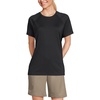 Lands’ End School Uniform Women’s Short Sleeve Active Tee(Black)