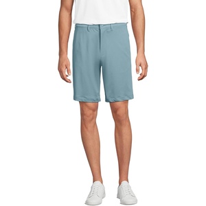 Lands’ End Men’s Traditional Fit 9″ Flex Performance Golf Shorts(Blue Clay)
