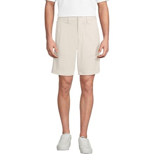Lands’ End Men’s Traditional Fit 9″ Flex Performance Golf Shorts(Ivory Latte)