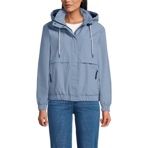 Lands’ End Women’s Squall Full Zip Jacket(Pale Slate Blue)