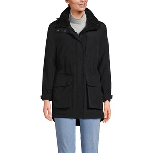Lands’ End Women’s Squall Winter Parka(Black)