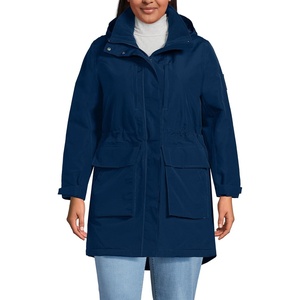 Lands’ End Women’s Squall Winter Parka(Deep Sea Navy)