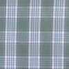 Lands’ End Men’s Long Sleeve Tailored Fit Travel Kit Shirt(Eucalyptus/White Plaid)
