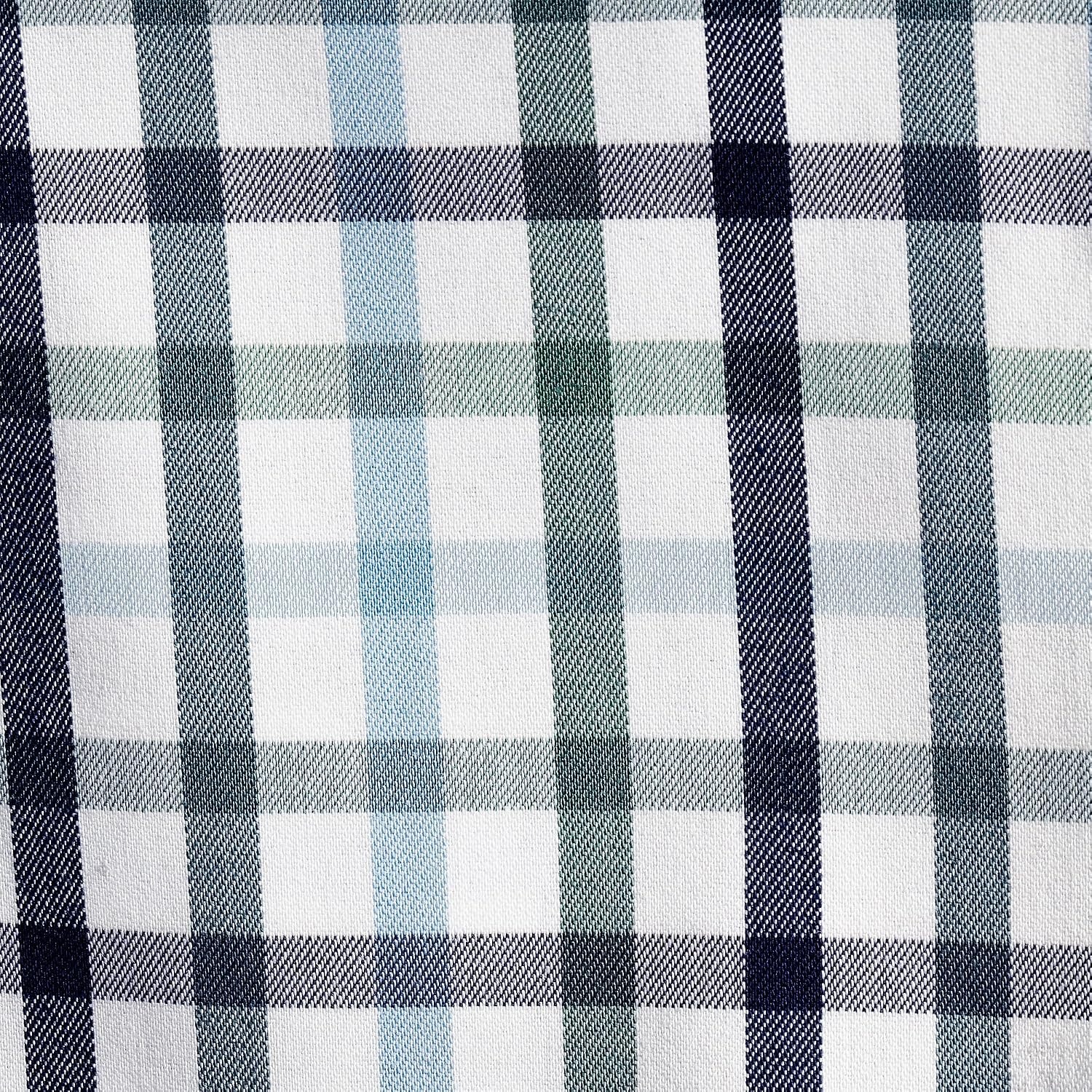 image:imageLands End Mens Traditional Fit Short Sleeve Travel Kit ShirtTourmaline Tattersall