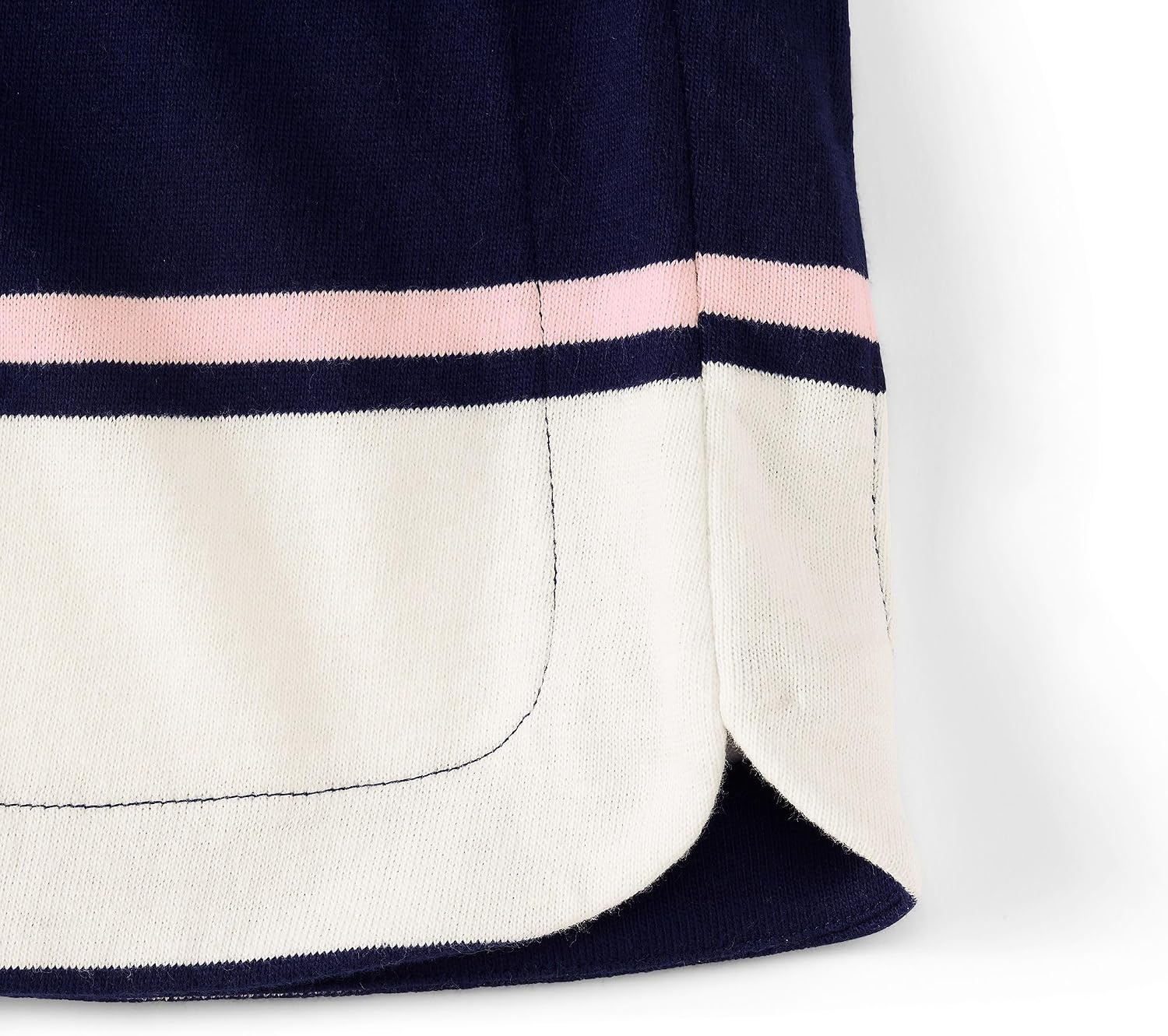 image:imageLands End Womens Short Sleeve Mariner TShirtDeep Sea NavyPink Stripes