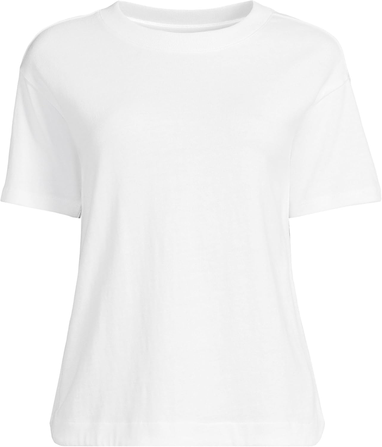 image:imageLands End Womens Short Sleeve Mariner TShirtWhite