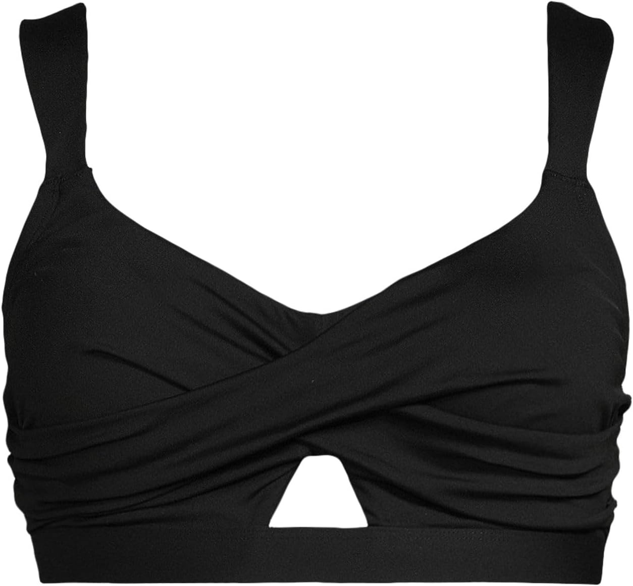 image:imageLands End Womens Twist Front Bikini TopBlack