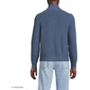 Lands’ End Men’s Long Sleeve Drifter Full Zip Cardigan Sweater(Deck Gray)