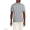 Lands’ End Men’s Short Sleeve American-Grown Supima Cotton Tee with Pocket(Gray Marble Heather)