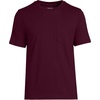 Lands’ End Men’s Short Sleeve American-Grown Supima Cotton Tee with Pocket(Lush Burgundy)