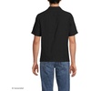 Lands’ End Men’s Short Sleeve Camp Collar Hawaiian Shirt(Black)
