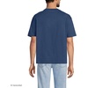 Lands’ End Men’s Short Sleeve Super-T Crew Relaxed Fit Tee(Nautical Blue Heather)