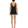 Lands’ End Women’s D-Cup Scoop Neck Swim Dress Swimsuit(Black)