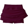 Lands’ End Women’s High Waisted Tulip Hem Swim Skort(Dark Wine)