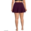 Lands’ End Women’s High Waisted Tulip Hem Swim Skort(Dark Wine)