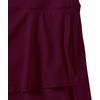 Lands’ End Women’s High Waisted Tulip Hem Swim Skort(Dark Wine)