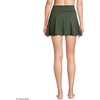 Lands’ End Women’s High Waisted Tulip Hem Swim Skort(Rich Olive Green)