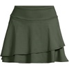 Lands’ End Women’s High Waisted Tulip Hem Swim Skort(Rich Olive Green)