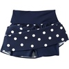Lands’ End Women’s Pinchless Mini Swim Skort(Deep Sea Navy Polka Dot)