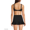 Lands’ End Women’s Rectangular Wire Bikini Top(Black)