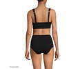 Lands’ End Women’s Twist Front Bikini Top(Black)