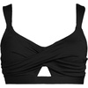 Lands’ End Women’s Twist Front Bikini Top(Black)