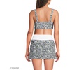 Lands’ End Women’s Twist Front Bikini Top(White/Lilac Multi Ditsy Floral)