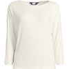 Women’s 3/4 Sleeve Cozy Rib Dolman Shirt(Ivory Heather)