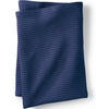 Lands’ End Organic Cotton Waffle Blanket Deep Sea Navy King(Deep Sea Navy)
