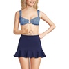 Cloud Blue/Navy Ditsy Lilies