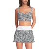 White/Lilac Multi Ditsy Floral