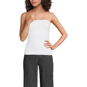 Lands’ End Women’s Slender Tube Top(White)