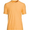 Lands’ End Men’s Short Sleeve Swim Tee Rash Guard(Sweet Mango Heather)