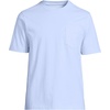 Lands’ End Men’s Super-T Short Sleeve T-Shirt with Pocket(Soft Sky Blue)