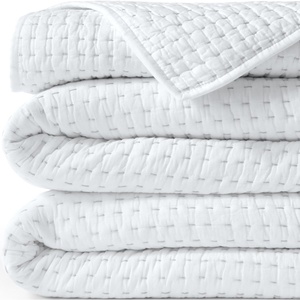 Lands’ End Seed Stitch Quilt White Twin(White)