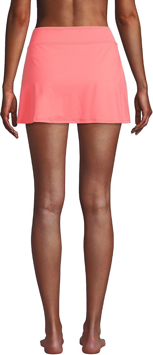 image:imageLands End Womens Tummy Control Skirt Swim BottomsWood Lily