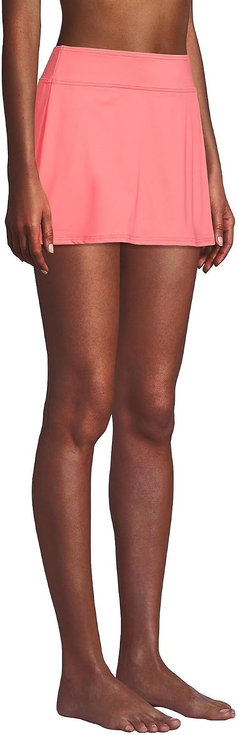 image:imageLands End Womens Tummy Control Skirt Swim BottomsWood Lily