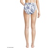 Lands’ End Women’s Chlorine Resistant Pinchless High Waisted Bikini Bottoms(White/Blue Vintage Floral)