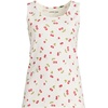 Lands’ End Women’s Cotton Tank Top(Compass Red/Cherries)
