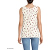 Lands’ End Women’s Cotton Tank Top(Compass Red/Cherries)