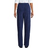 Lands’ End Women’s Sport Knit High Rise Corduroy Pants(Deep Sea Navy)