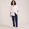 Lands’ End Women’s Sport Knit High Rise Corduroy Pants(Deep Sea Navy)