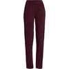 Lands’ End Women’s Sport Knit High Rise Corduroy Pants(Lush Burgundy)