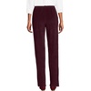 Lands’ End Women’s Sport Knit High Rise Corduroy Pants(Lush Burgundy)