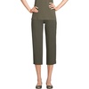 Lands’ End Women’s Starfish Mid Rise Pull-On Crop Pants(Forest Moss)