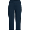 Lands’ End Women’s Starfish Mid Rise Pull-On Crop Pants(Radiant Navy)