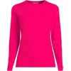 Lands’ End Women’s Sunshade UPF 50 Long Sleeve Rash Guard Swim Tee(Coral Rubies)