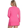 Lands’ End Women’s Sunshade UPF 50 Long Sleeve Rash Guard Swim Tee(Pink Azalea)