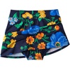 Lands’ End Women’s Tummy Control Skirt Swim Bottoms(Navy/Exploded Poppy Floral)