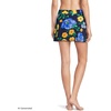 Lands’ End Women’s Tummy Control Skirt Swim Bottoms(Navy/Exploded Poppy Floral)